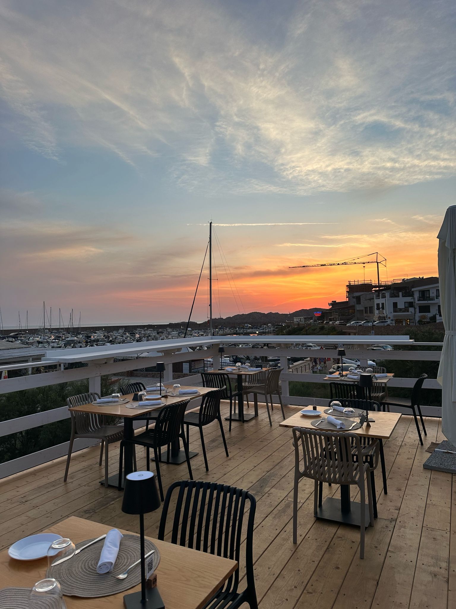 Il ristorante Marea a Isola Rossa